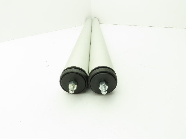 Item 3030006001 Acutech Roller 900x50MM Conveyor System 8-1.25mm Thread Lot of 2