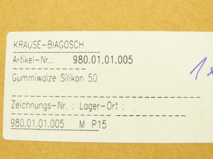 Krause 9800101005 Silicon Roller 27.5x2" Roller Krause Print Processor