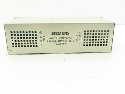Siemens 6SE7021-8EP87-0FB0 Simovert Masterdrives RFI Filter 18A 380/480V 3PH