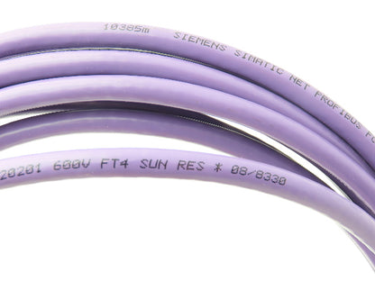 Siemens Simatic 6XV1 830-0EH10 Profibus 2-Conductor Bus Cable 22AWG Shielded 25'