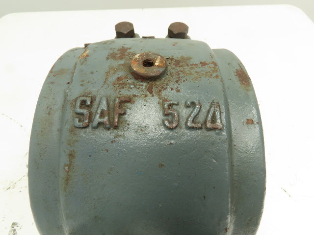 SKF SAF 524 Pillow Block Bearing Split Housing 4-Bolt Base 4-3/16" Bore