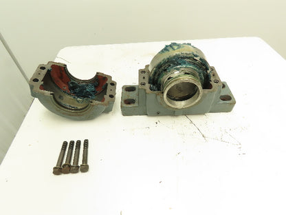 SKF SAF 524 Pillow Block Bearing Split Housing 4-Bolt Base 4-3/16" Bore