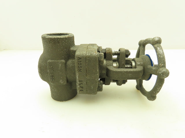 DSI 4101A5-18 Steel 1" NPT Threaded x Socket Gate Valve 1990 PSI #800  LOT OF 2