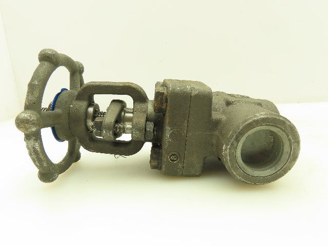DSI 4101A5-18 Steel 1" NPT Threaded x Socket Gate Valve 1990 PSI #800  LOT OF 2