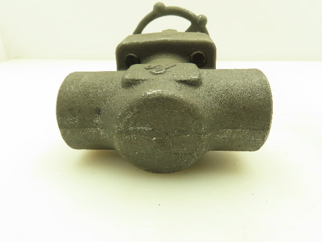 DSI 4101A5-18 Steel 1" NPT Threaded x Socket Gate Valve 1990 PSI #800  LOT OF 2