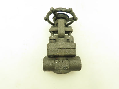 DSI 4121A5-18 Steel 1/2" x 1/2" NPT Threaded Gate Valve 1990 PSI #800