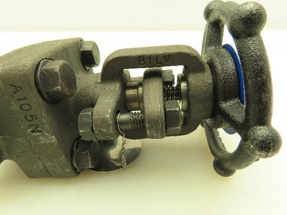 DSI 4121A5-18 Steel 1/2" x 1/2" NPT Threaded Gate Valve 1990 PSI #800