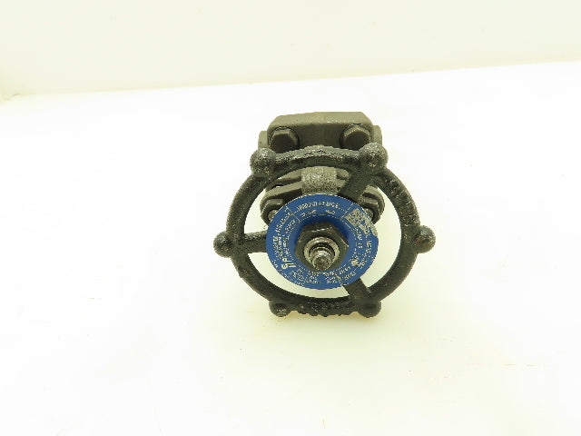 DSI 4121A5-18 Steel 1/2" x 1/2" NPT Threaded Gate Valve 1990 PSI #800