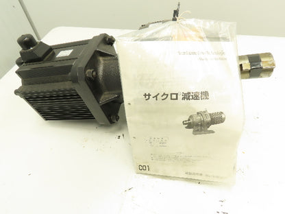 Sumitomo CHHXS-6130-5T-6 Cyclo 6000 Gearmotor 6:1 Drive Servo Motor 4.4KW 400V