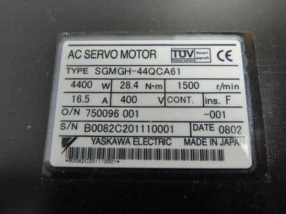 Sumitomo CHHXS-6130-5T-6 Cyclo 6000 Gearmotor 6:1 Drive Servo Motor 4.4KW 400V