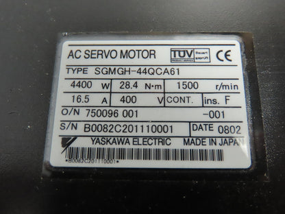 Sumitomo CHHXS-6130-5T-6 Cyclo 6000 Gearmotor 6:1 Drive Servo Motor 4.4KW 400V