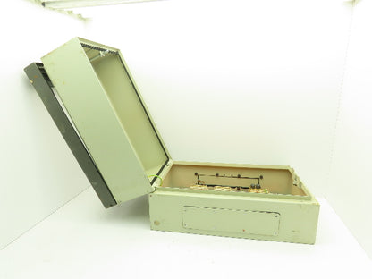 Hinged Steel Electrical Enclosure Split Panel Box Backplate Access Dust Proof