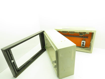 Hinged Steel Electrical Enclosure Split Panel Box Backplate Access Dust Proof