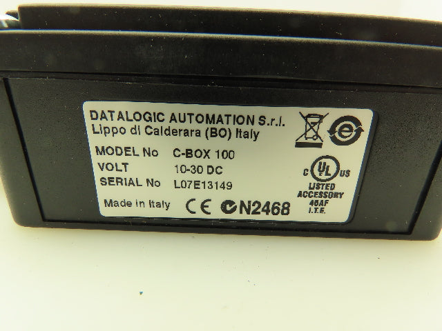 Datalogic C-Box 100 Barcode Scanner Connection Box 10-30VDC Junction Box