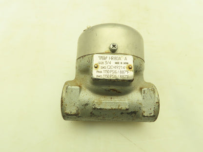 TLV HR80A PowerDyne Disc Steam Trap 3/4" Socket Weld 1150 PSI