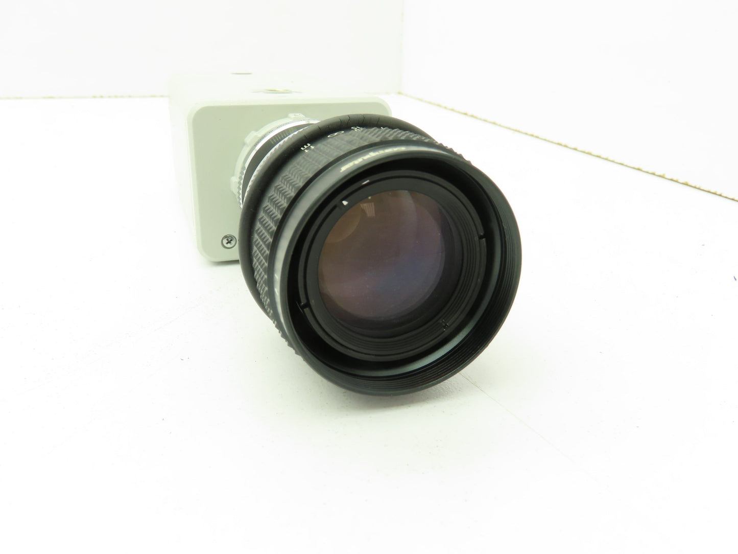 JAI CCD Video Camera Sensitive Monochrome Analog 12VDC 50MM Computar