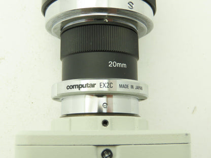 JAI CCD Video Camera Sensitive Monochrome Analog 12VDC 50MM Computar