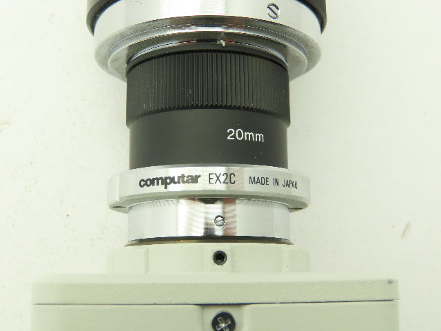 JAI CCD Video Camera Sensitive Monochrome Analog 12VDC 50MM Computar