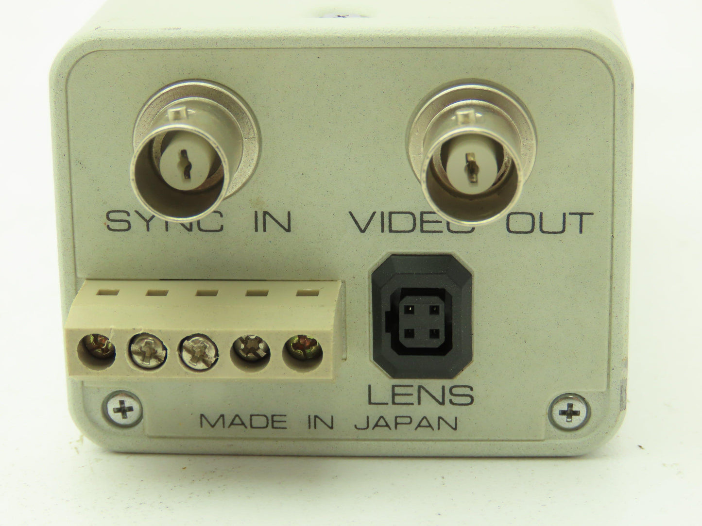 JAI CCD Video Camera Sensitive Monochrome Analog 12VDC 50MM Computar