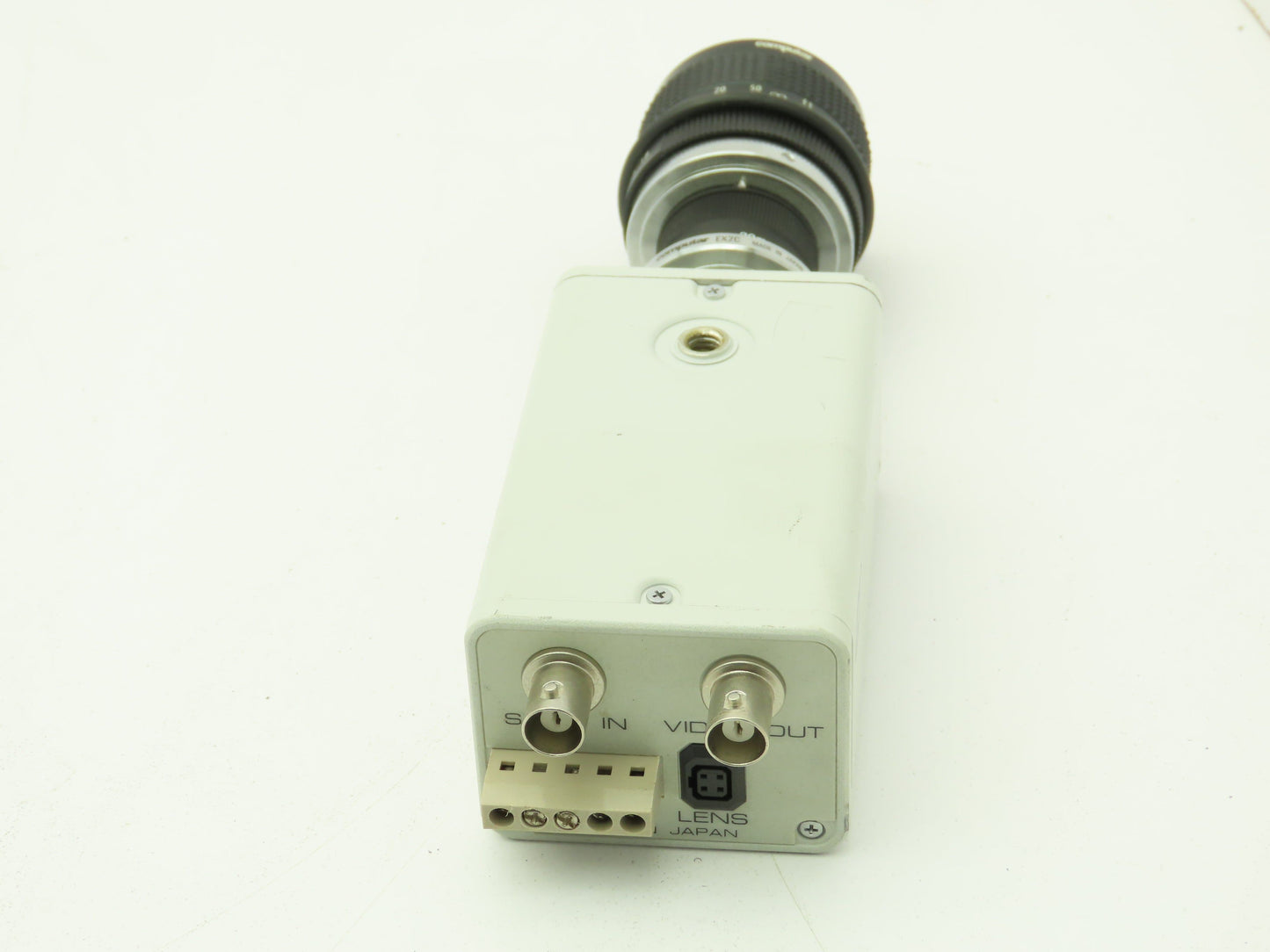 JAI CCD Video Camera Sensitive Monochrome Analog 12VDC 50MM Computar