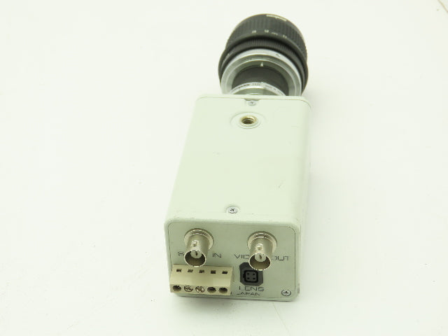 JAI CCD Video Camera Sensitive Monochrome Analog 12VDC 50MM Computar