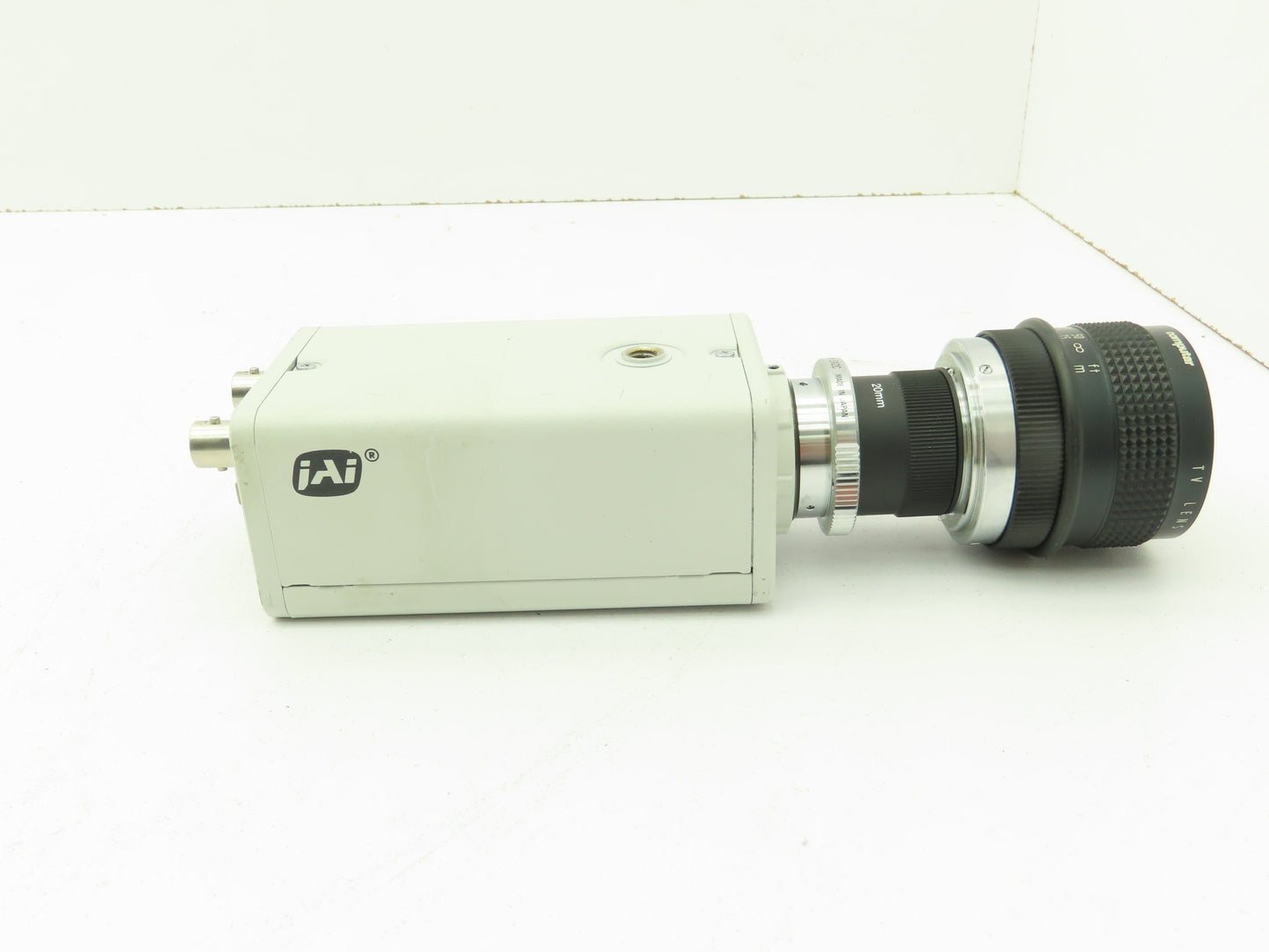 JAI CCD Video Camera Sensitive Monochrome Analog 12VDC 50MM Computar
