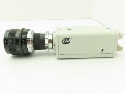 JAI CCD Video Camera Sensitive Monochrome Analog 12VDC 50MM Computar
