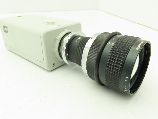 JAI CCD Video Camera Sensitive Monochrome Analog 12VDC 50MM Computar