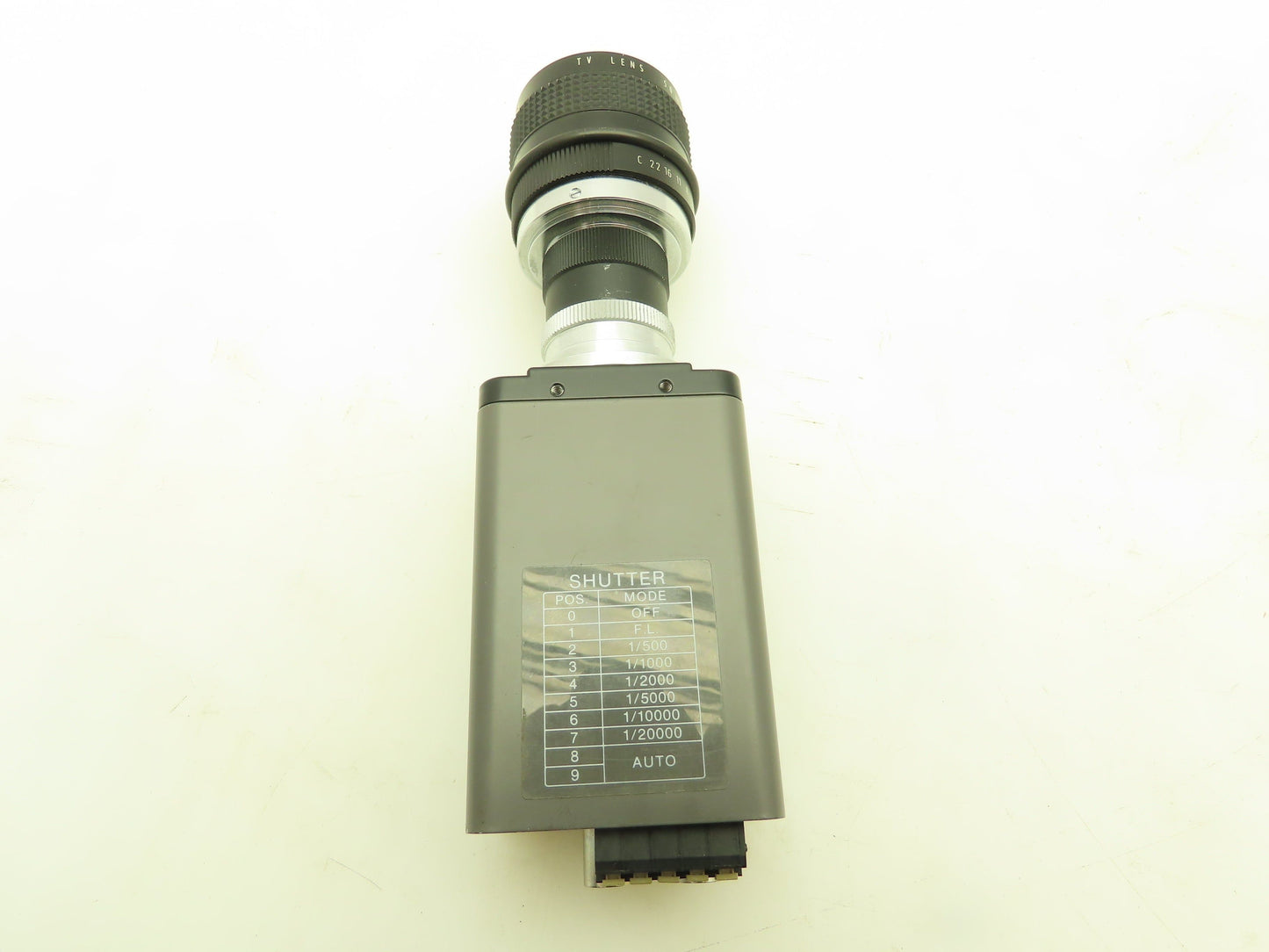 Computar Shutter Surveillance Camera 50MM 12VDC X2 TV Extender