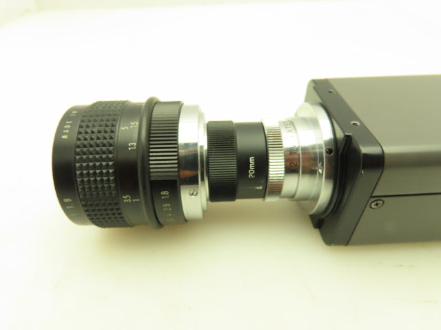 Computar Shutter Surveillance Camera 50MM 12VDC X2 TV Extender