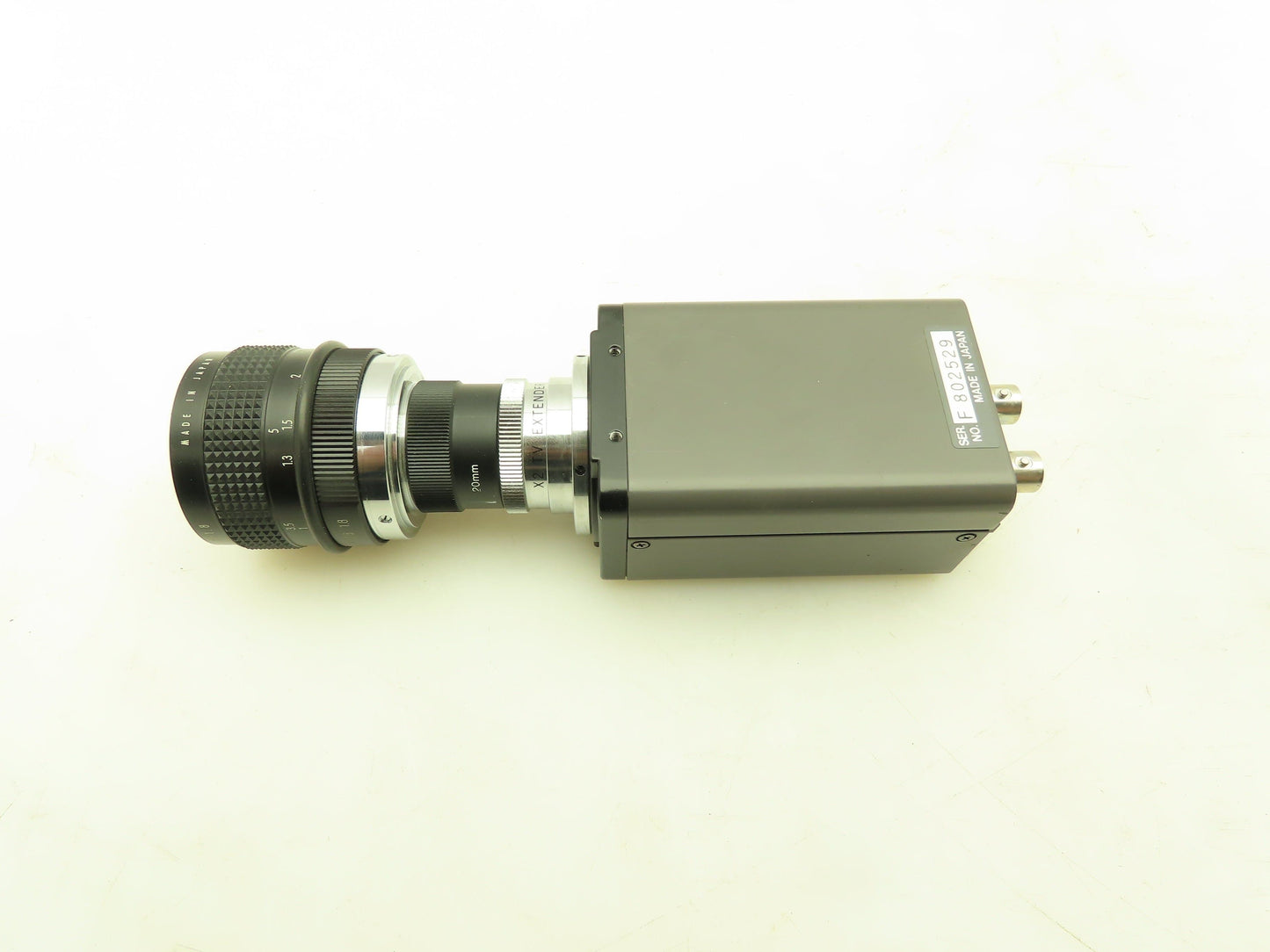 Computar Shutter Surveillance Camera 50MM 12VDC X2 TV Extender