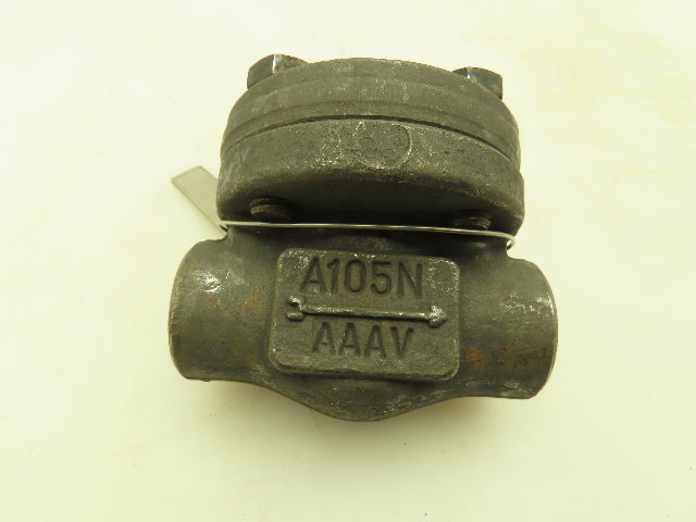 Bonney Forge HL-52  T-Style Steel Ball Check Valve 1/2" NPT Class 800#  LOT OF 2