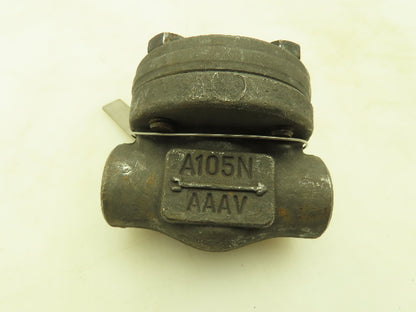 Bonney Forge HL-52  T-Style Steel Ball Check Valve 1/2" NPT Class 800#  LOT OF 2