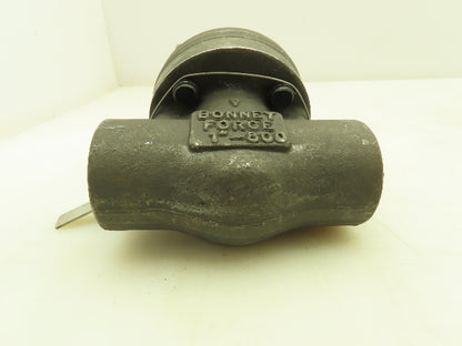 Bonney Forge HL-52  T-Style Steel Ball Check Valve 1" NPT 1975 PSI Class 800#