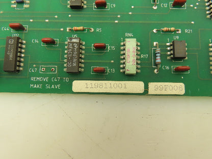 Spang Power Electronics 119811001 Pulse Timing Circuit Slave Control Board