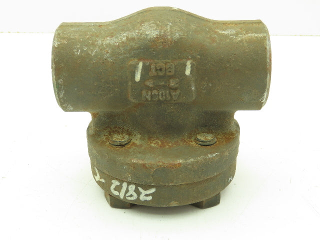 Bonney Forge HL-52  T-Style Steel Ball Check Valve 1" Socket 1975 PSI Class 800#