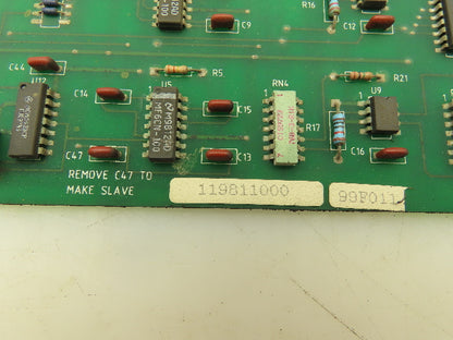 Spang Power Electronics 119811000 Pulse Timing Circuit Slave Control Board