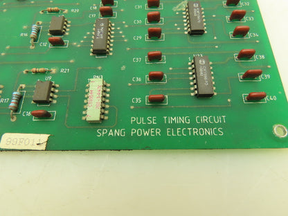 Spang Power Electronics 119811000 Pulse Timing Circuit Slave Control Board