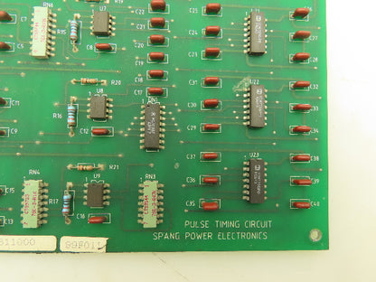 Spang Power Electronics 119811000 Pulse Timing Circuit Slave Control Board