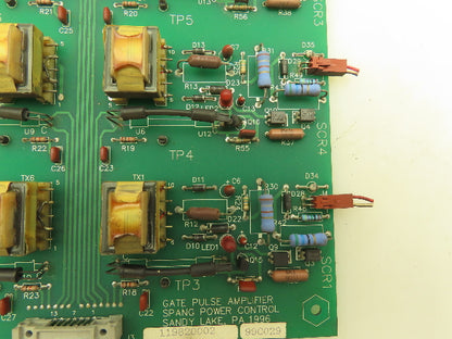 Spang Power Electronics 119820002 Gate Pulse Amplifier Circuit Board SCR2
