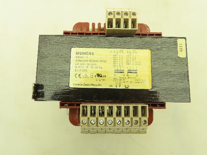 Siemens Sidac-T AC Control Transformer 208-550V Input 115-230V Output 8.8/4.4A