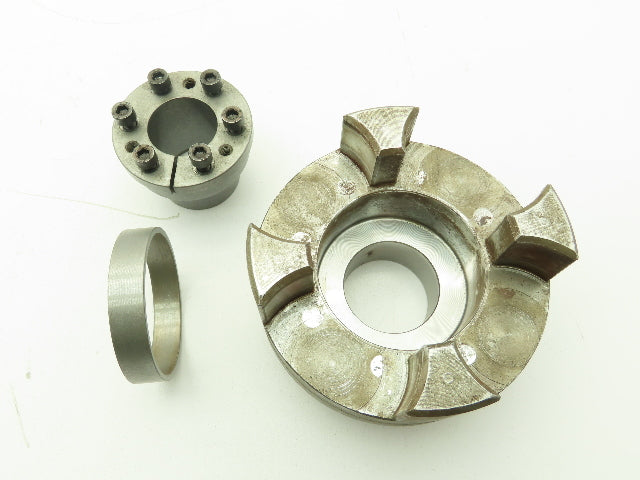 Rotex 55 KTR Flexible Steel Jaw Coupling Hub 1-1/4" 32mm ID Clamp Ring Sleeve