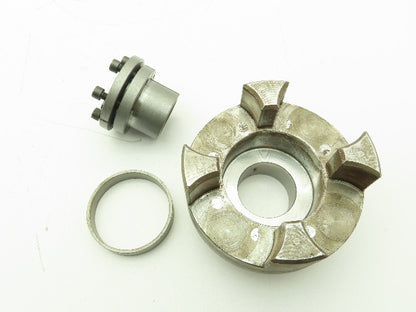 Rotex 55 KTR Flexible Steel Jaw Coupling Hub 1-1/4" 32mm ID Clamp Ring Sleeve