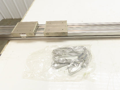 SMC MY1C25G-G1693-1400 Pneumatic Rodless Cylinder Linear Actuator 25mm x 1400mm