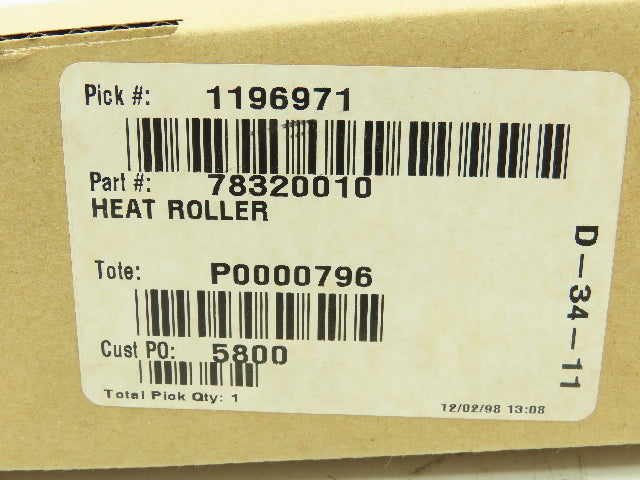 Mita Copystar 78320010 Printer Heat Roller