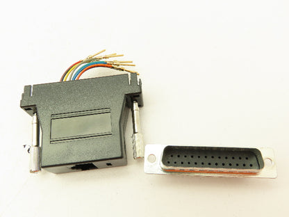 SPC 1597  DB25 Male to RJ45 Modular Telephone Adapter Connector  LOT OF 12