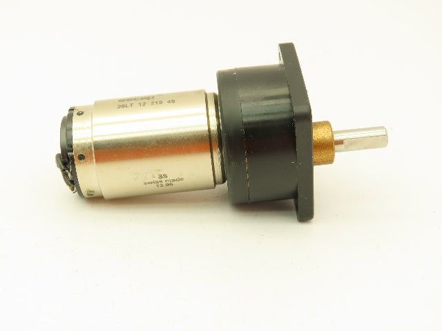 Escap 28LT-12-219-49 Brush DC Gearmotor Maxon Spur Gearhead 110454