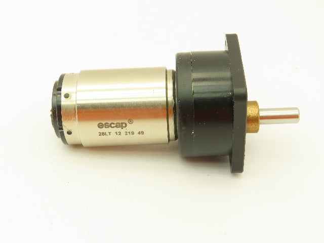 Escap 28LT-12-219-49 Brush DC Gearmotor Maxon Spur Gearhead 110454
