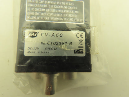 IAI CV-A60 Industrial Monochrome CCD Camera 12VDC