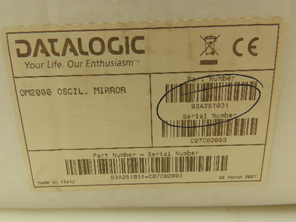 Datalogic OM2000N Oscillating Mirror for Laser Barcode Scanner